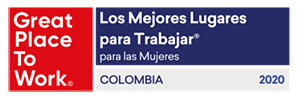 4th. Place as Great Place to Work in Colombia 2019-2020