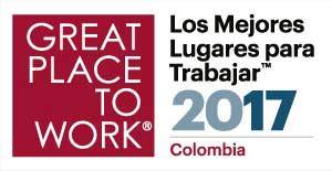 4th. Place as Great Place to Work in Colombia 2019-2020